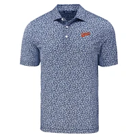 Auburn Cutter & Buck Vault Script Pike Eco Flora Print Polo