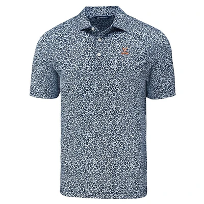 Virginia Cutter & Buck Pike Eco Flora Print Polo