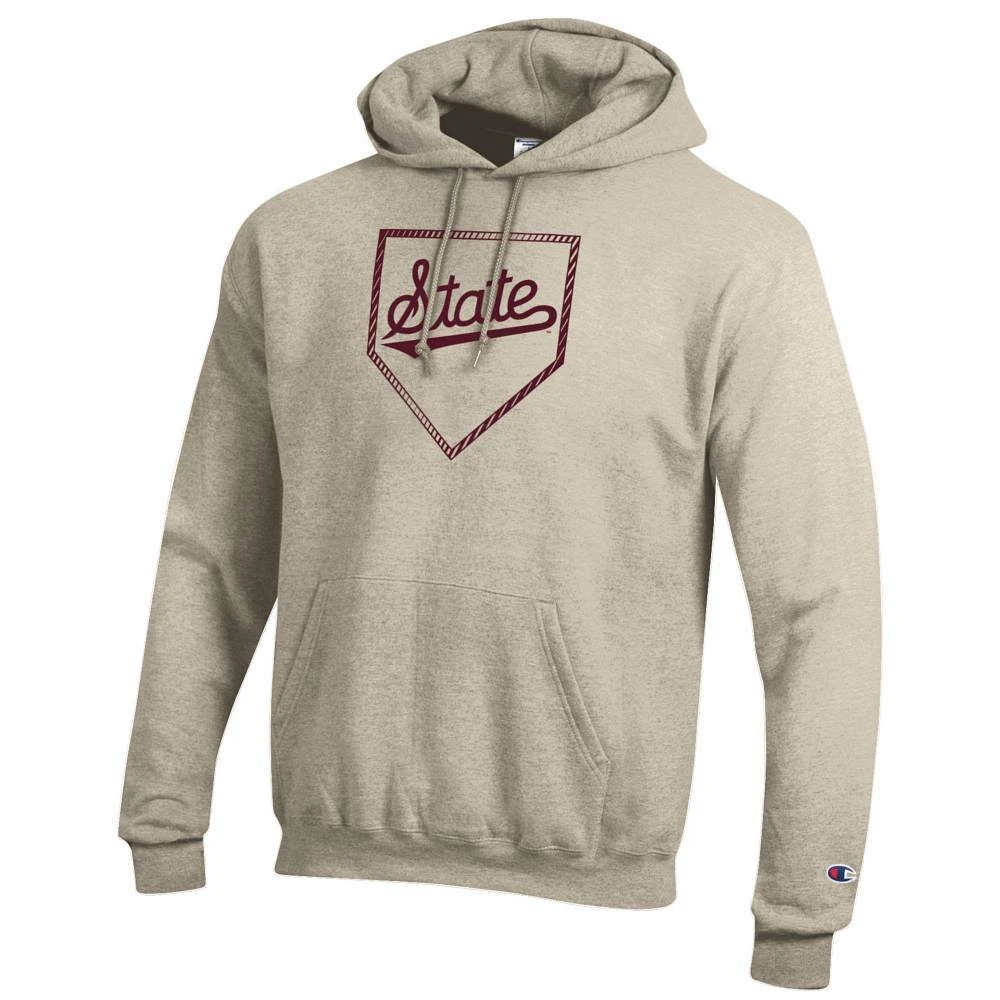 Mississippi State Champion Baseball Plate Logo Hoodie