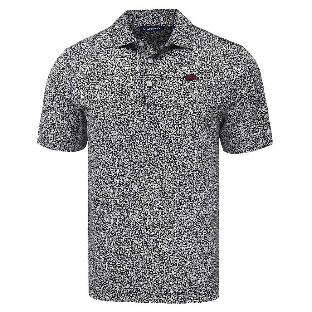 Arkansas Cutter & Buck Pike Eco Flora Print Polo