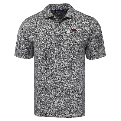 Arkansas Cutter & Buck Pike Eco Flora Print Polo