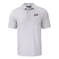 Mississippi State Cutter & Buck Script Pike Eco Flora Print Polo