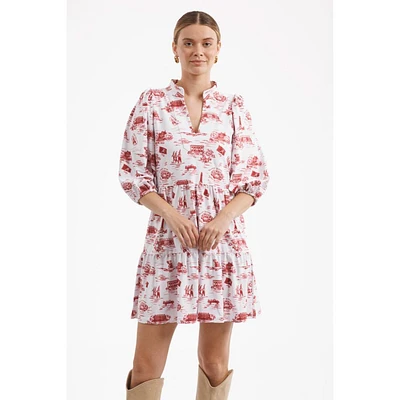 Alabama Smith & Quinn Tailgate Toile Print Tory Dress