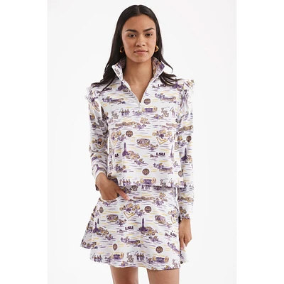 LSU Smith & Quinn Tailgate Toile Print Molly Skort