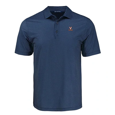 Virginia Cutter & Buck Pike Eco Shadow Check Print Polo