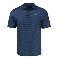 Virginia Cutter & Buck Pike Eco Shadow Check Print Polo