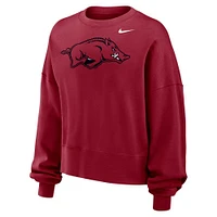 Arkansas Nike Women's Phoenix Fleece Crew