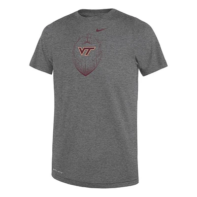 Virginia Tech Nike Kids Legend Football Tee