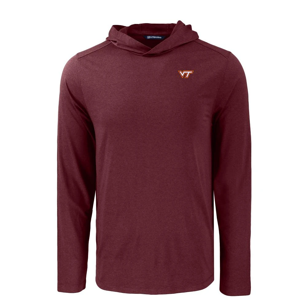 Virginia Tech Cutter & Buck Coastline Epic Hooded Shirt