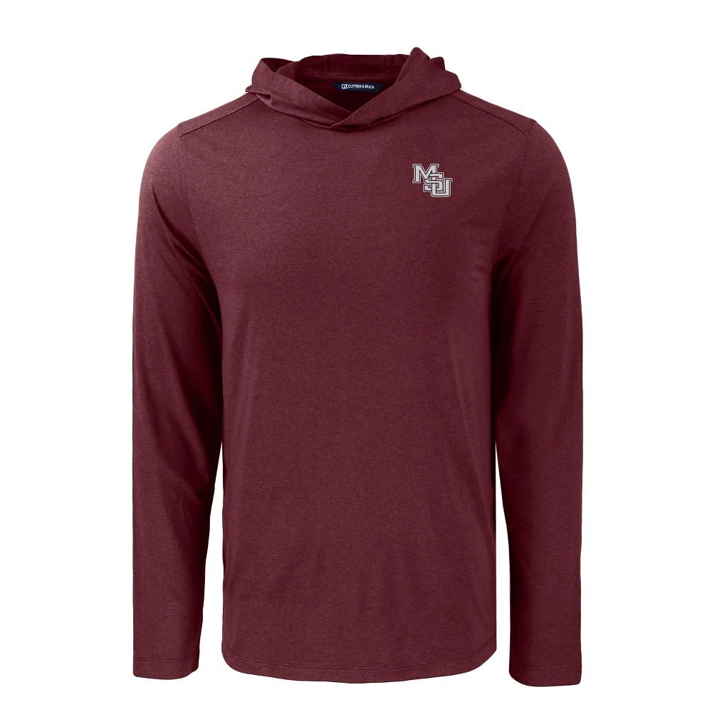 Mississippi State Cutter & Buck Vault Interlock Coastline Epic Hooded Shirt