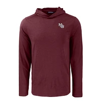 Mississippi State Cutter & Buck Vault Interlock Coastline Epic Hooded Shirt