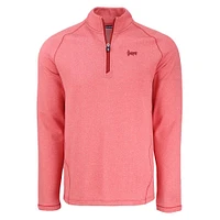 Nebraska Cutter & Buck Script Peshastin Eco Fleece 1/2 Zip Pullover