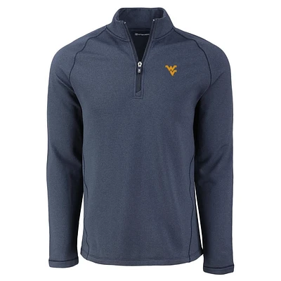 West Virginia Cutter & Buck Peshastin Eco Fleece 1/2 Zip Pullover