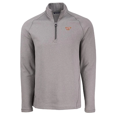 Virginia Tech Cutter & Buck Peshastin Eco Fleece 1/2 Zip Pullover