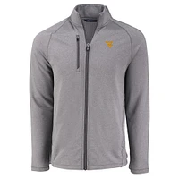 West Virginia Cutter & Buck Peshastin Eco Fleece Full Zip Jacket