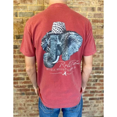 Alabama Houndstooth Elephant Comfort Colors Tee