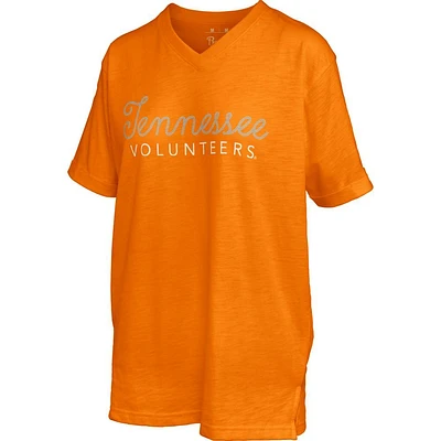 Tennessee Pressbox Chain Stitch Pensacola Relaxed Fit V Neck Tee