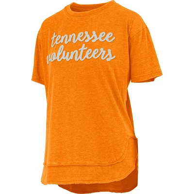 Tennessee Pressbox Chelsea Embroidered Chenille Script Tee
