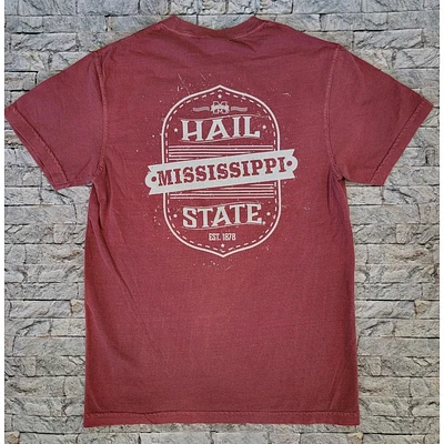 Mississippi State Label Comfort Colors Tee