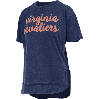 Virginia Pressbox Chelsea Embroidered Chenille Script Tee