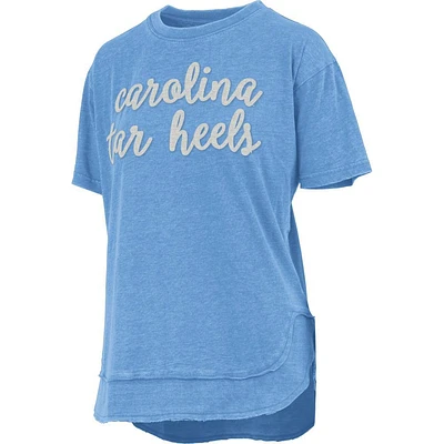 UNC Pressbox Chelsea Embroidered Chenille Script Tee