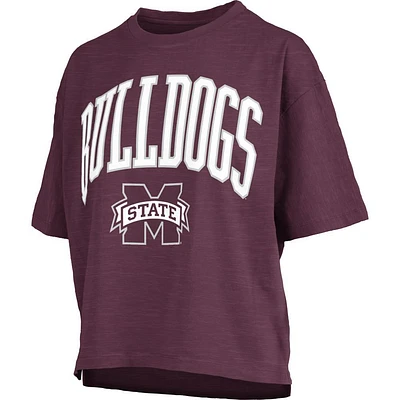 Mississippi State Pressbox Nelson Motley Crew Oversized Tee