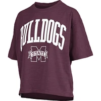 Mississippi State Pressbox Nelson Motley Crew Oversized Tee