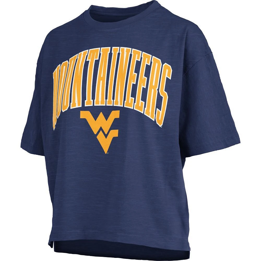 West Virginia Pressbox Nelson Motley Crew Oversized Tee
