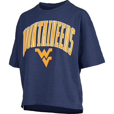 West Virginia Pressbox Nelson Motley Crew Oversized Tee