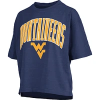 West Virginia Pressbox Nelson Motley Crew Oversized Tee