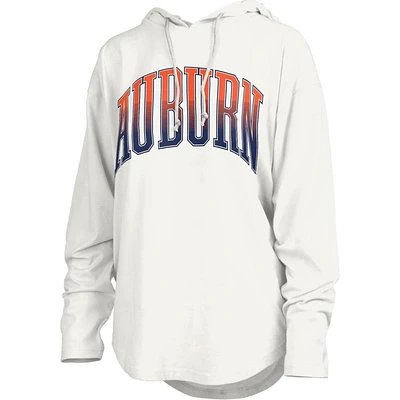 Auburn Pressbox Redwood San Bruno Long Sleeve Hooded Tee