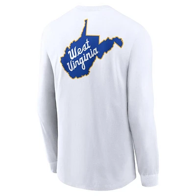 West Virginia Nike Jerry Perimeter Shooting Long Sleeve Tee