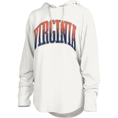 Virginia Pressbox Redwood San Bruno Long Sleeve Hooded Tee
