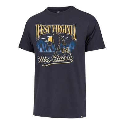 West Virginia 47 Brand Jerry Mr. Clutch Franklin Tee