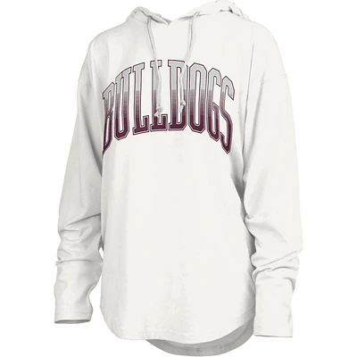 Mississippi State Pressbox Redwood San Bruno Long Sleeve Hooded Tee