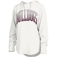Mississippi State Pressbox Redwood San Bruno Long Sleeve Hooded Tee