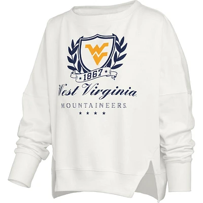 West Virginia Pressbox Field Day Embroidered Oversized Crew