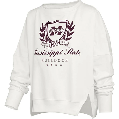 Mississippi State Pressbox Field Day Embroidered Oversized Crew