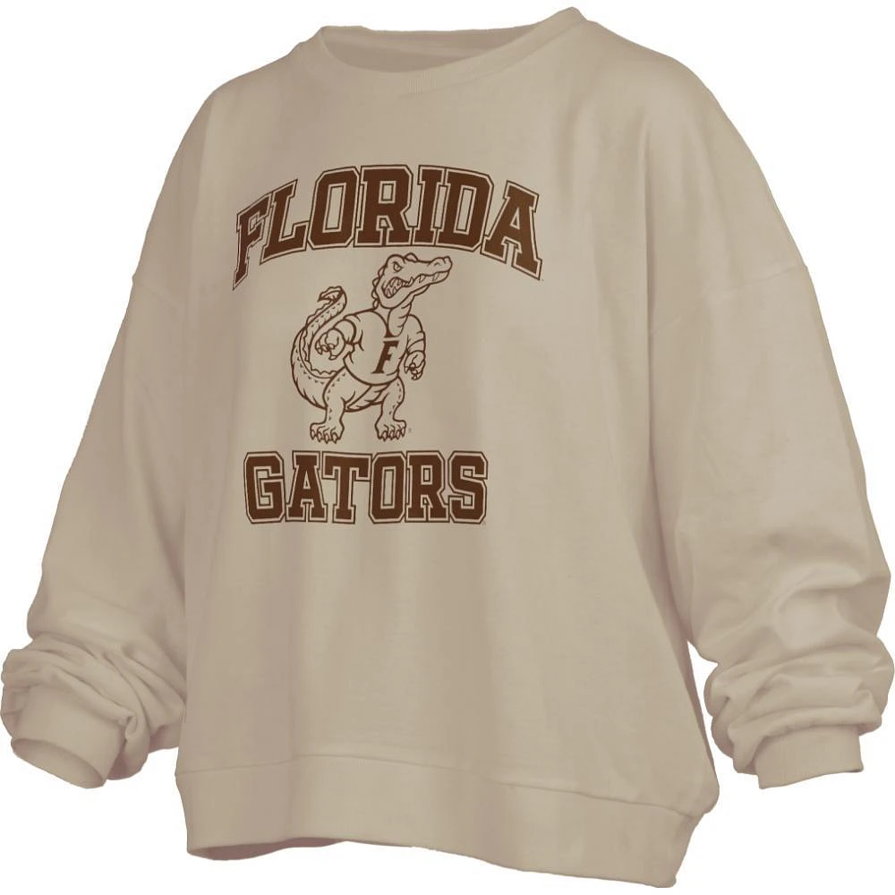 Florida Pressbox Hi-Lo Tonal Print Janise Crew