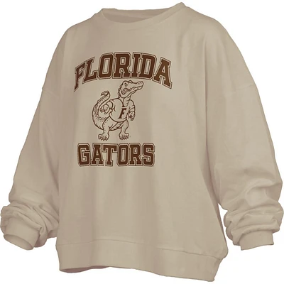 Florida Pressbox Hi-Lo Tonal Print Janise Crew