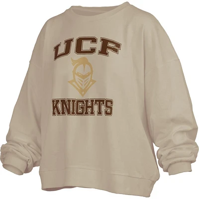 UCF Pressbox Hi-Lo Tonal Print Janise Crew