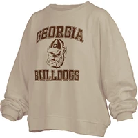 Georgia Pressbox Hi-Lo Tonal Print Janise Crew