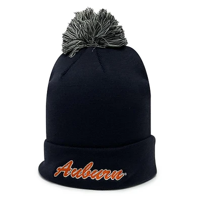 Auburn The Game Roll Up Pom Beanie