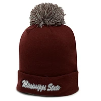 Mississippi State The Game Roll Up Pom Beanie