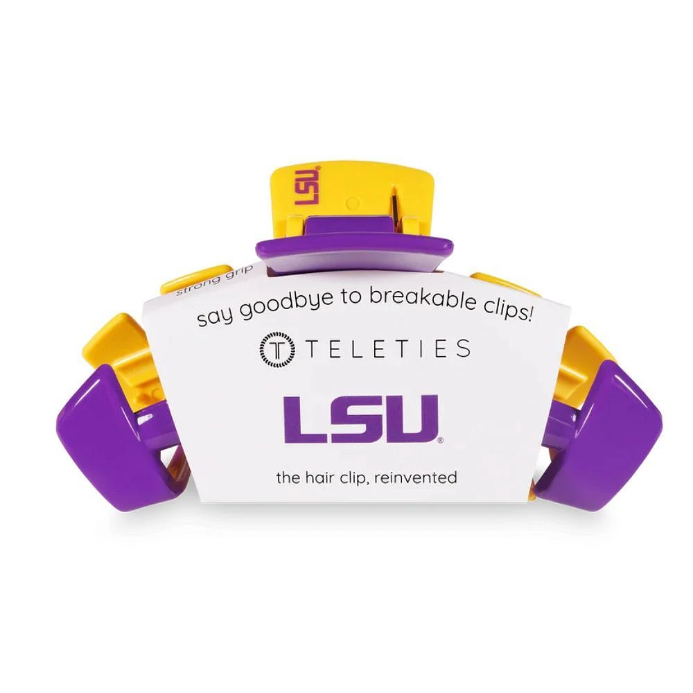 LSU Teleties Large Hair Clip