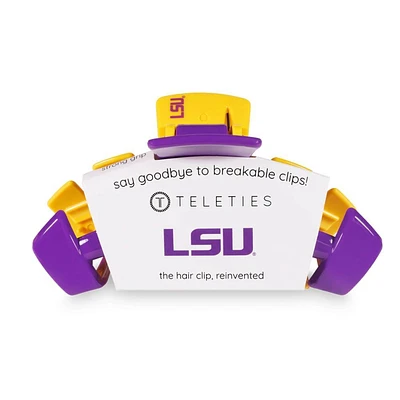 LSU Teleties Large Hair Clip