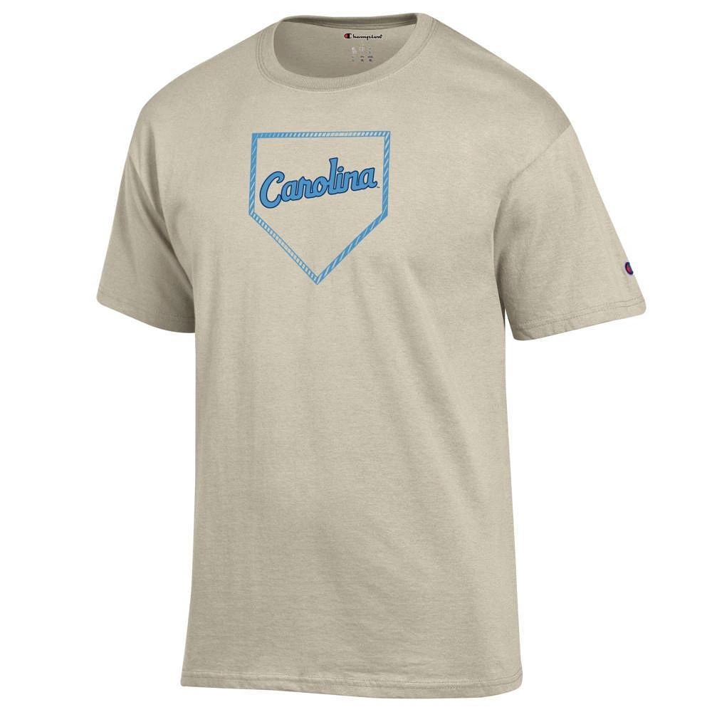 UNC Champion Baseball Plate Logo Tee