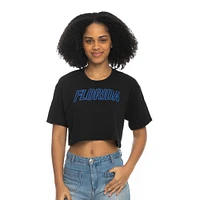 Florida Zoozatz Boxy Crop Puff Ink Tee