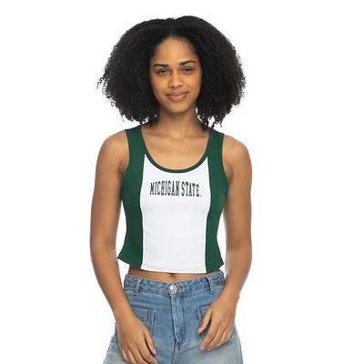 Michigan State Zoozatz Colorblock Tank Top