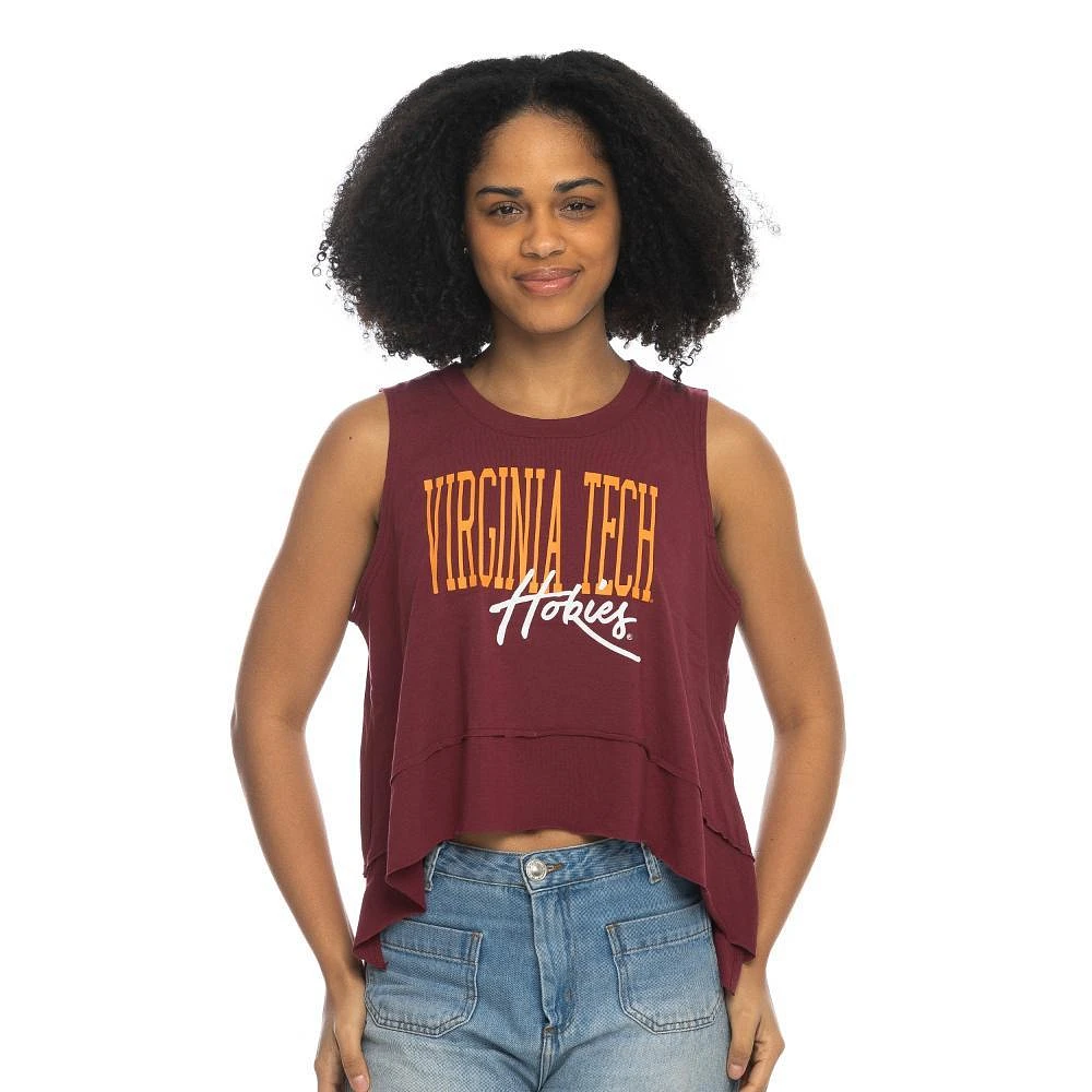 Virginia Tech Zoozatz Flowy Tank Top